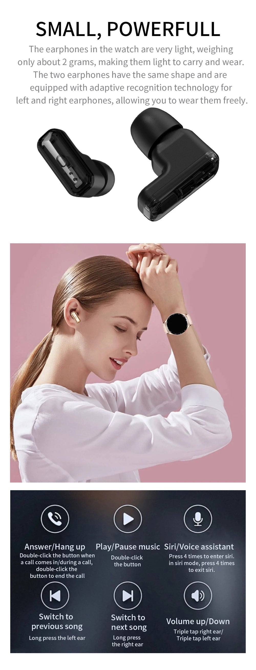 2 - in - 1 Smartwatch with TWS Earbuds – Fitness Tracker, Bluetooth 5.0 & Long Battery Life – Buy Now at SmartSellHub.shop