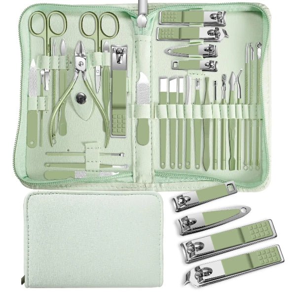 7/22/35pcs Stainless Steel Manicure Pedicure Kit | Professional Nail Clippers & Grooming Set – Buy Now at SmartSellHub.shop