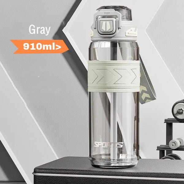 910ML Portable Sports Water Bottle with Straw – Durable Leakproof Bottle for Gym, Cycling & Outdoor Fitness – Buy Now at SmartSellHub.shop