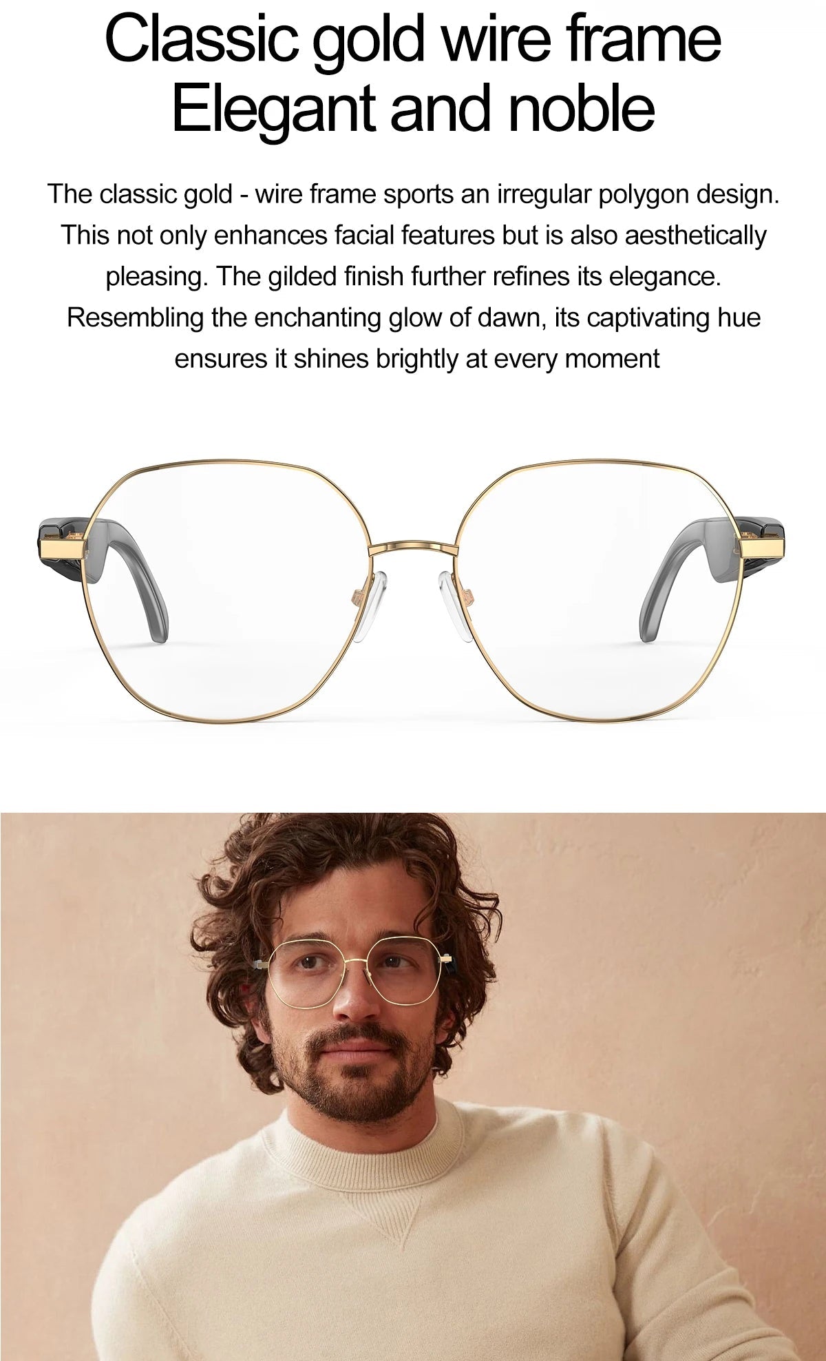 AI Smart Glasses by Aogowear – Voice Assistant, Bluetooth Audio & Real - Time Translation – Buy Now at SmartSellHub.shop