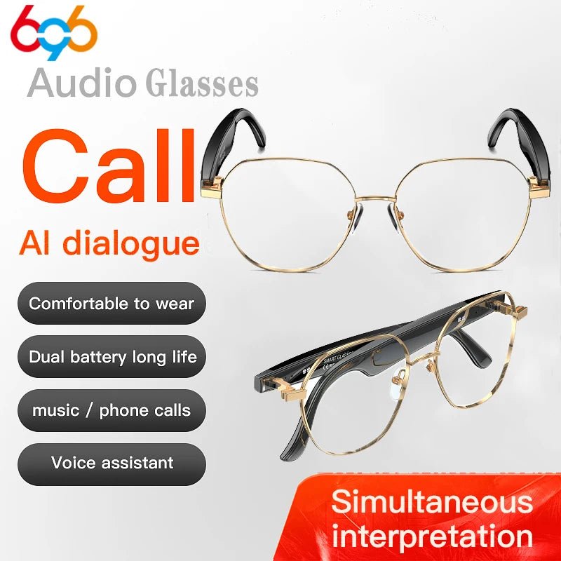AI Smart Glasses by Aogowear – Voice Assistant, Bluetooth Audio & Real - Time Translation – Buy Now at SmartSellHub.shop