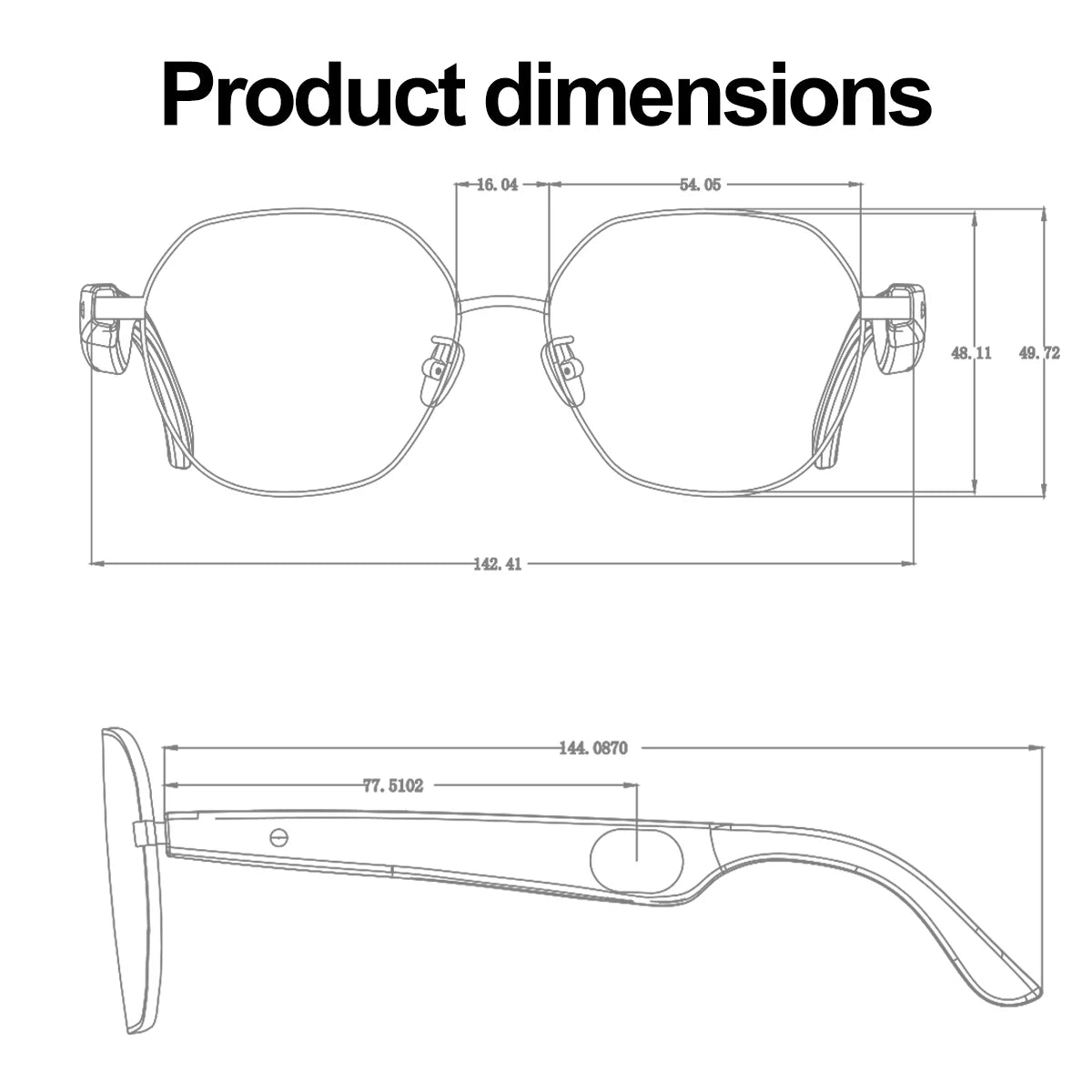 AI Smart Glasses by Aogowear – Voice Assistant, Bluetooth Audio & Real - Time Translation – Buy Now at SmartSellHub.shop