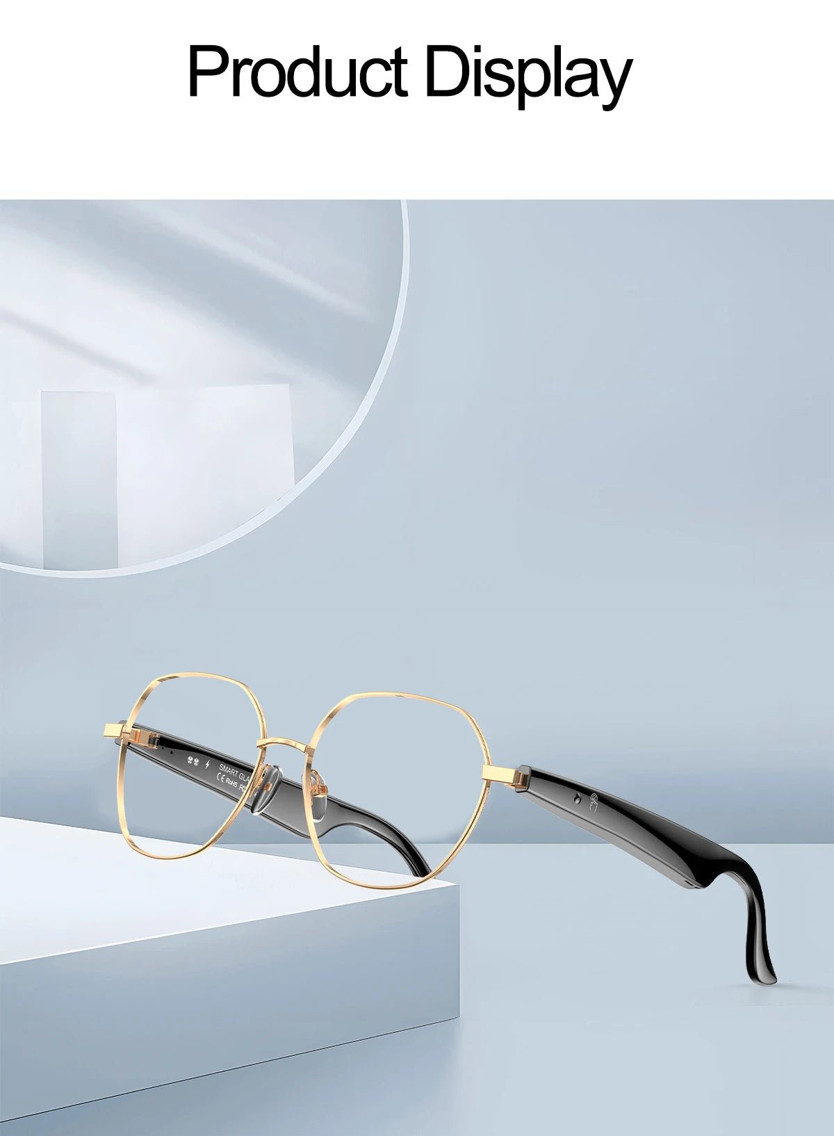 AI Smart Glasses by Aogowear – Voice Assistant, Bluetooth Audio & Real - Time Translation – Buy Now at SmartSellHub.shop