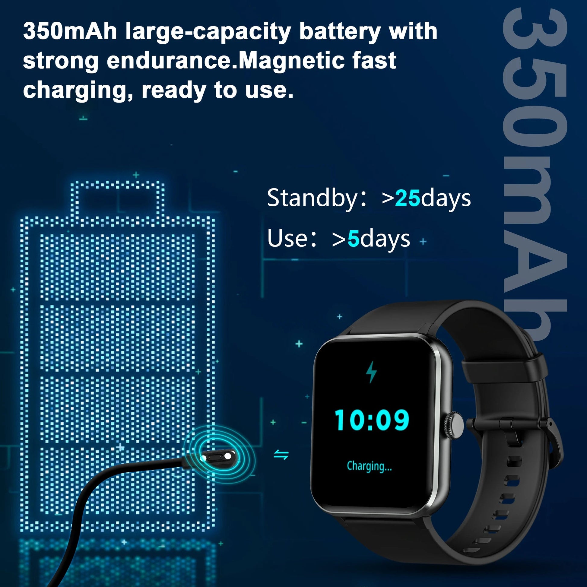 Blackview R50 Smart Watch – HD 1.85” Display, Heart Rate, SpO2, 100+ Sports Modes – Buy Now at SmartSellHub.shop