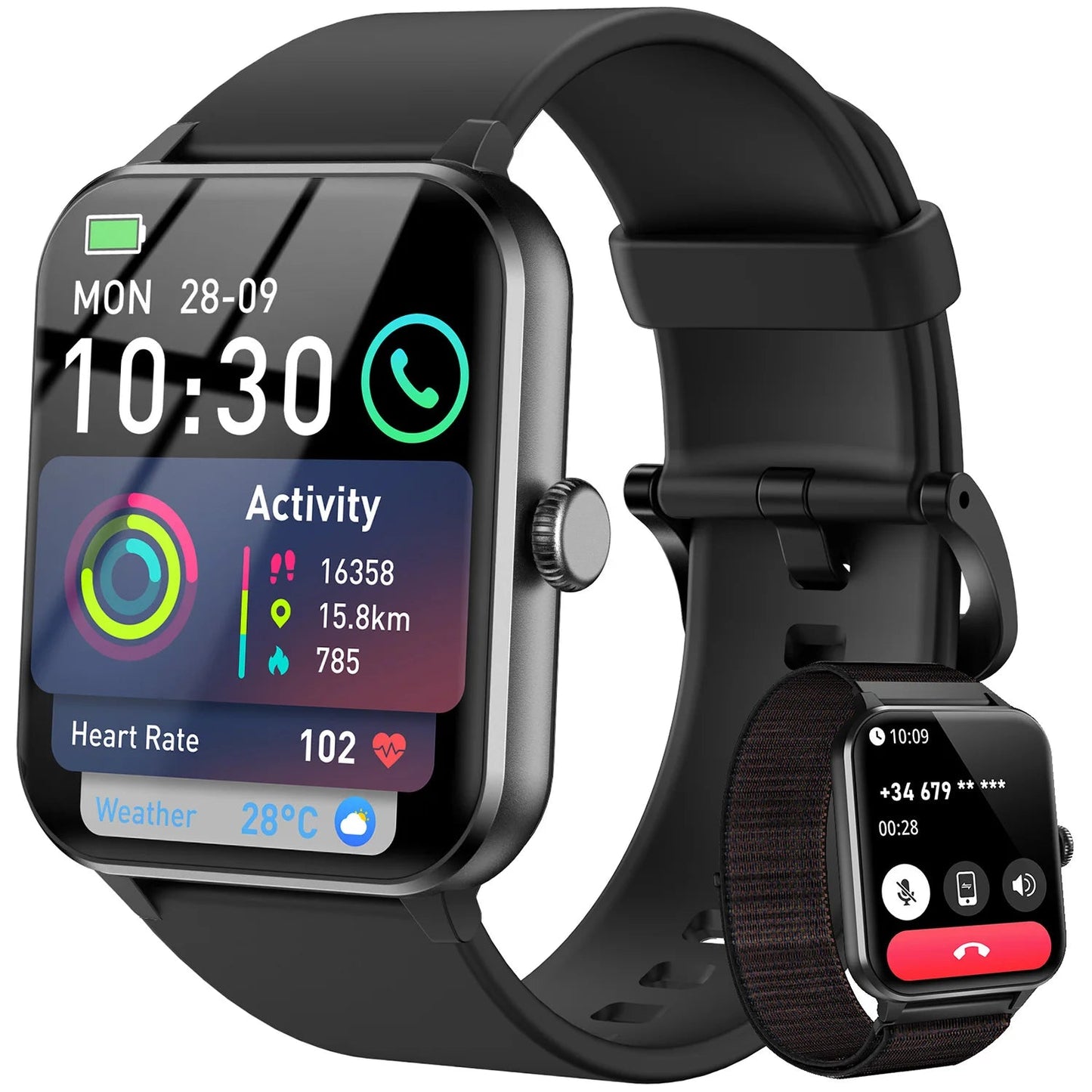 Blackview R50 Smart Watch – HD 1.85” Display, Heart Rate, SpO2, 100+ Sports Modes – Buy Now at SmartSellHub.shop