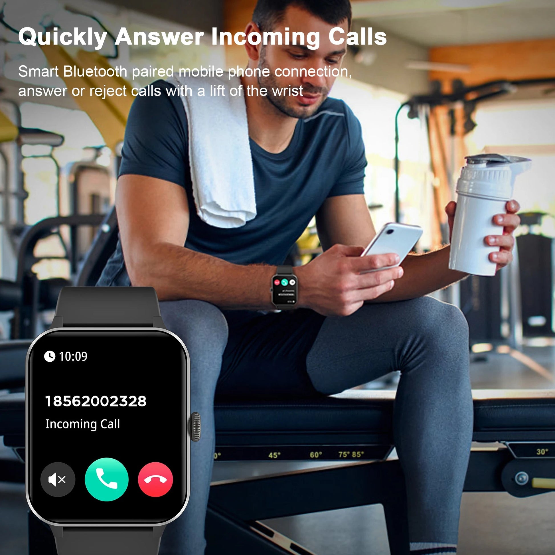 Blackview R50 Smart Watch – HD 1.85” Display, Heart Rate, SpO2, 100+ Sports Modes – Buy Now at SmartSellHub.shop