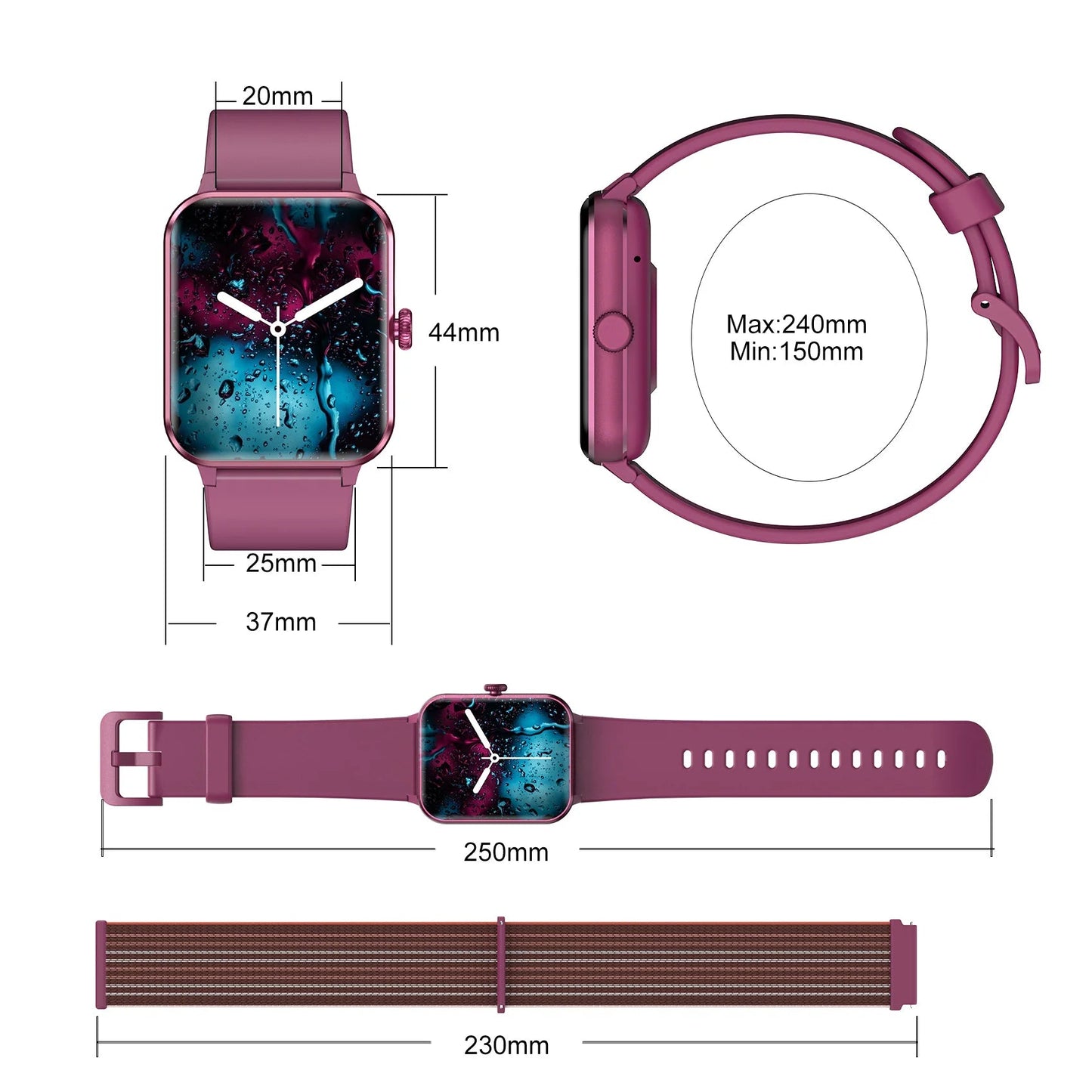 Blackview R50 Smart Watch – HD 1.85” Display, Heart Rate, SpO2, 100+ Sports Modes – Buy Now at SmartSellHub.shop