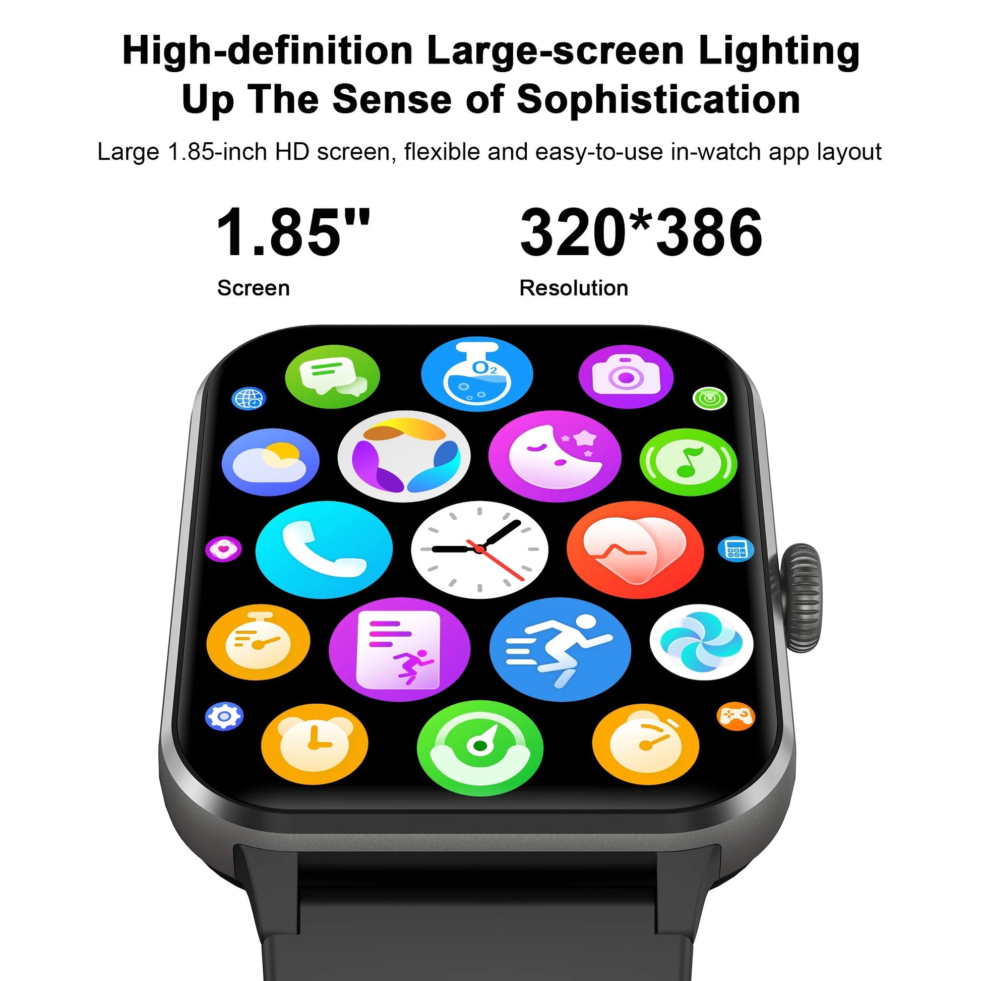 Blackview R50 Smart Watch – HD 1.85” Display, Heart Rate, SpO2, 100+ Sports Modes – Buy Now at SmartSellHub.shop