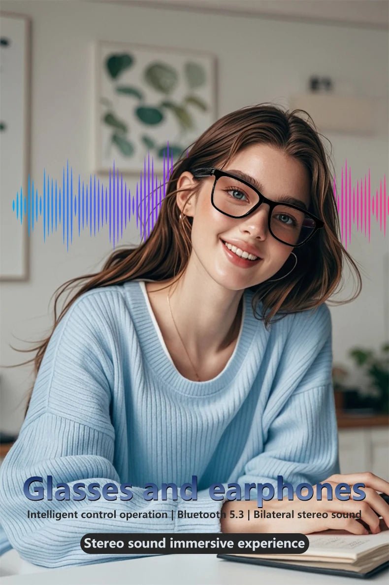 GS05 Smart Bluetooth Music Glasses – Mixed Reality Audio Glasses with Voice Assistant & Calls – Buy Now at SmartSellHub.shop
