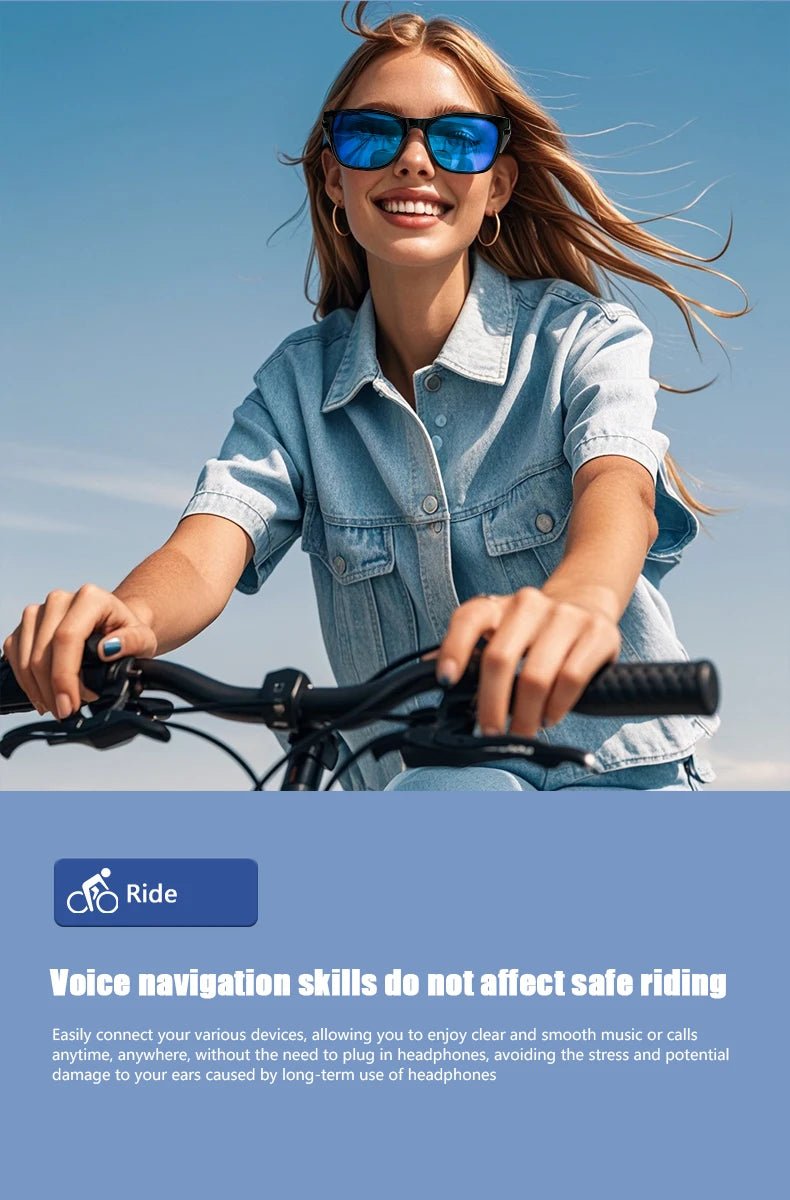 GS05 Smart Bluetooth Music Glasses – Mixed Reality Audio Glasses with Voice Assistant & Calls – Buy Now at SmartSellHub.shop