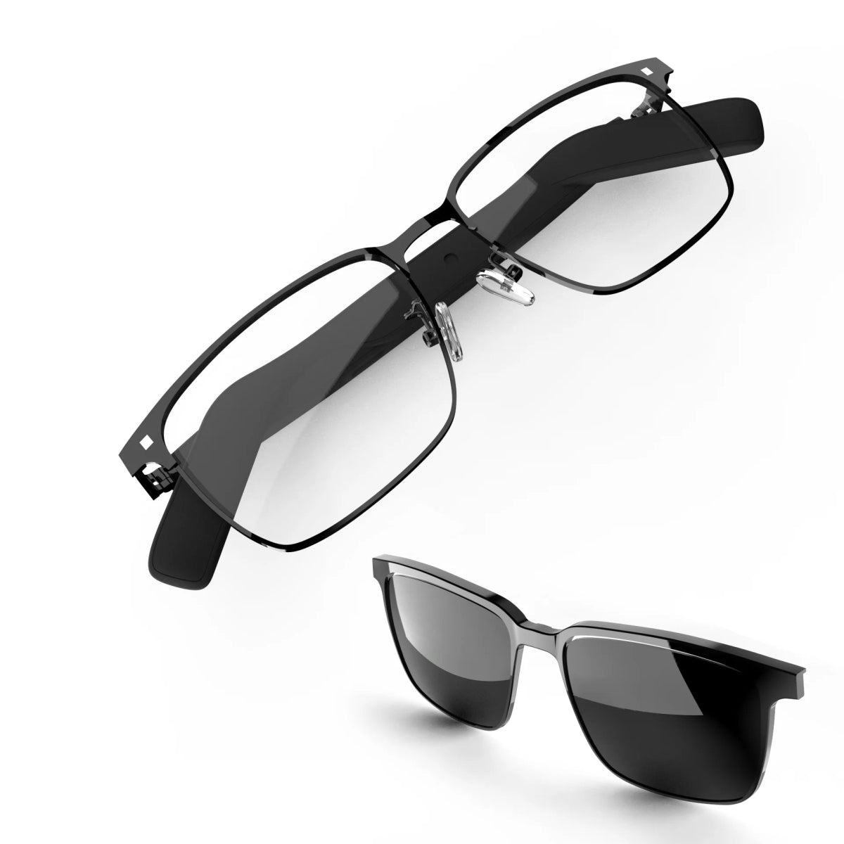 SG20 TWS 2 - in - 1 Smart Bluetooth Glasses | Convertible Sunglasses & Clear Lenses with Wireless Audio