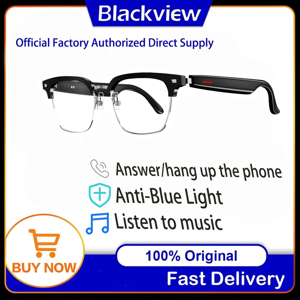 Smart Bluetooth Audio Glasses – UV Protection, Built - in Speaker & Mic for Hands - Free Calls – Buy Now at SmartSellHub.shop