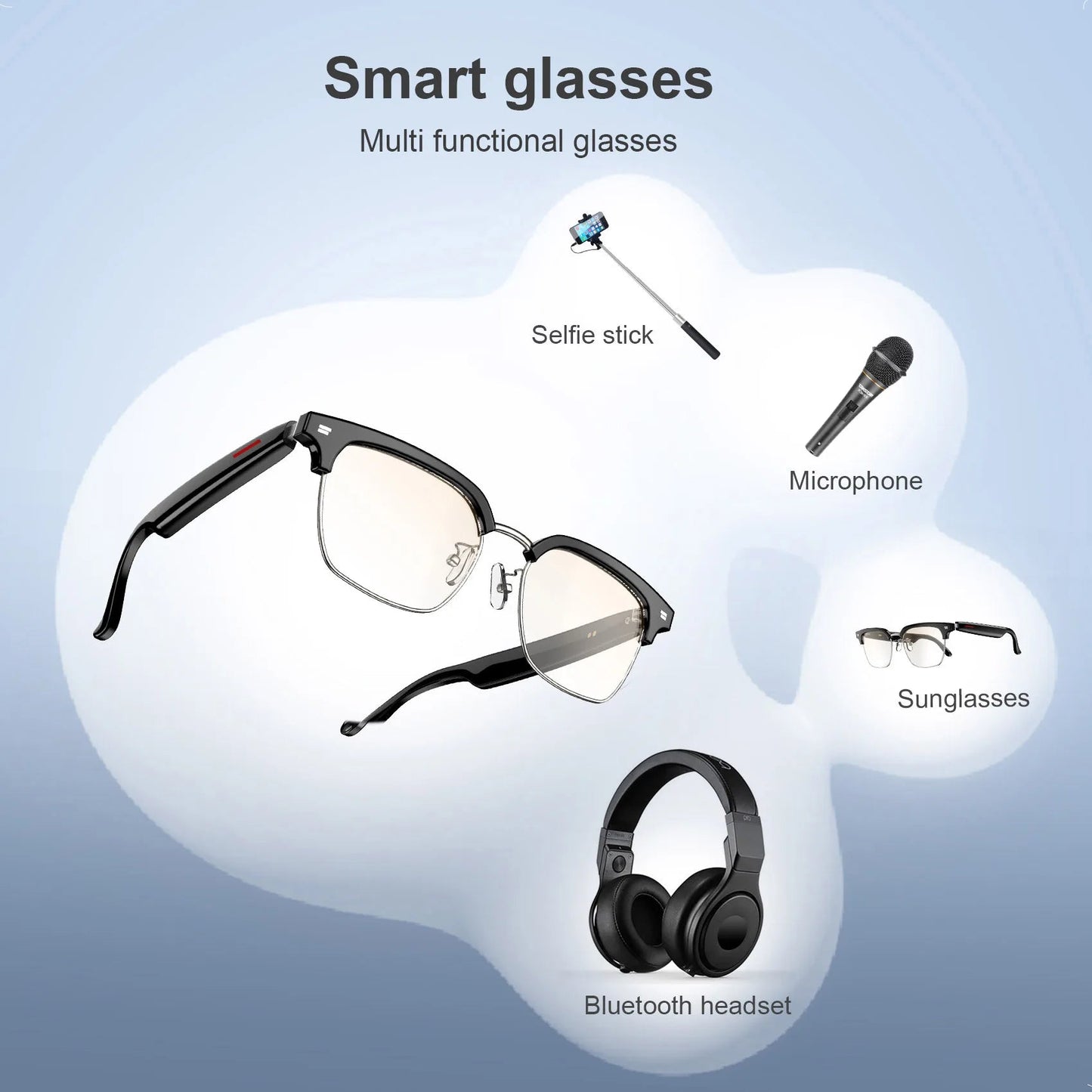Smart Bluetooth Audio Glasses – UV Protection, Built - in Speaker & Mic for Hands - Free Calls – Buy Now at SmartSellHub.shop