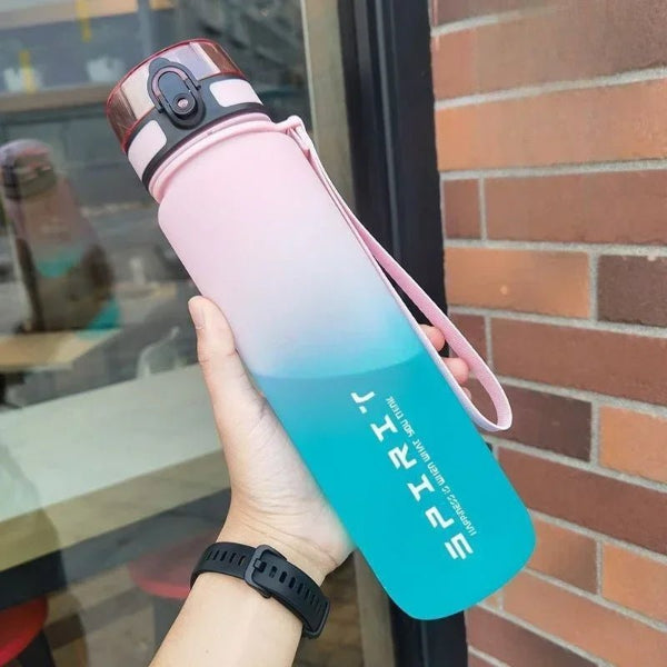1 Liter Large Capacity Sports Water Bottle – Leak Proof, Colorful Plastic Cup for Outdoor & Gym – Buy Now at SmartSellHub.shop