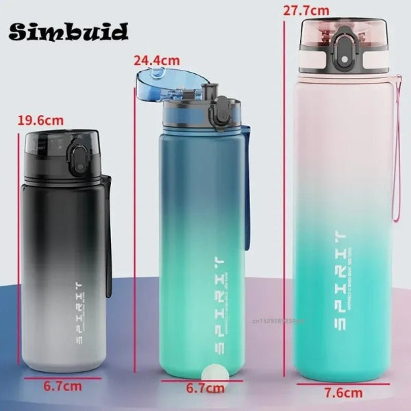 1 Liter Large Capacity Sports Water Bottle – Leak Proof, Colorful Plastic Cup for Outdoor & Gym – Buy Now at SmartSellHub.shop