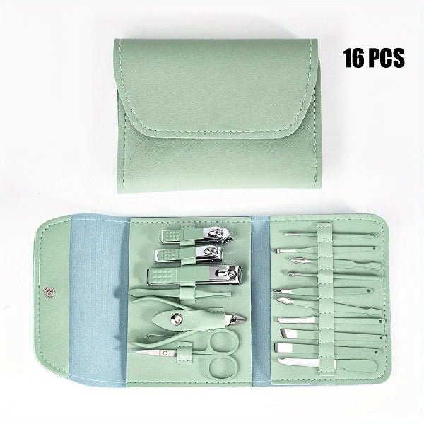16pcs Professional Nail Clippers & Manicure Pedicure Set with Travel Case – Buy Now at SmartSellHub.shop