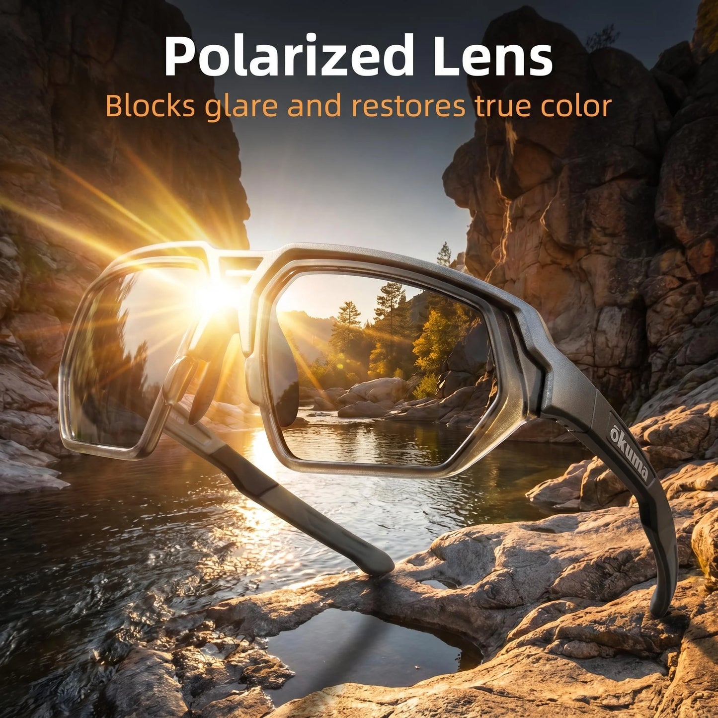 Polarized Sports Sunglasses UV400 – Cycling, Hiking & Outdoor Eyewear