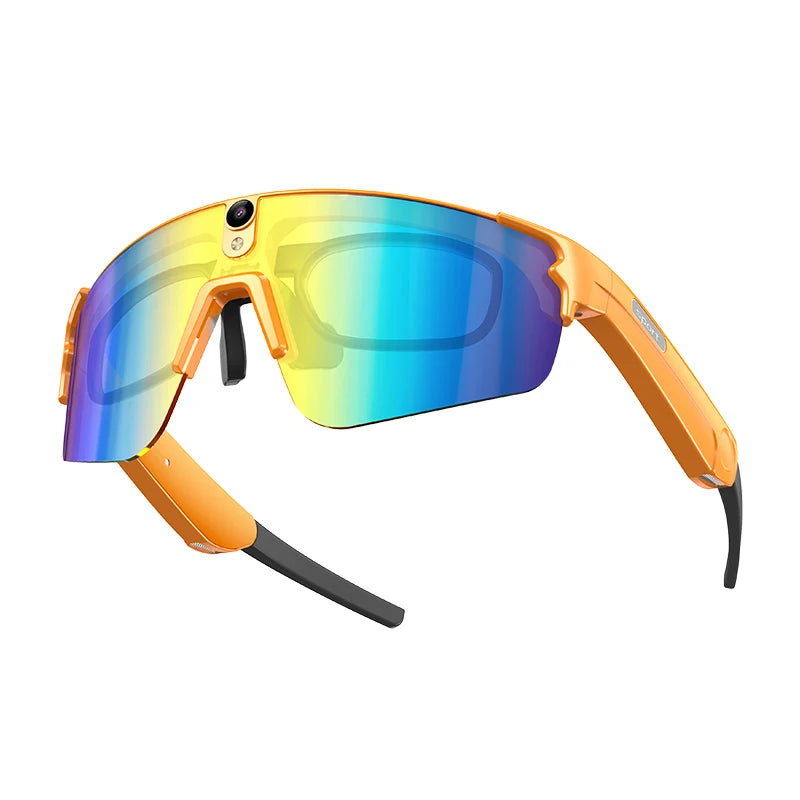 AI Cycling Smart Glasses with 4K Camera, Bluetooth Calls, Translation & Music