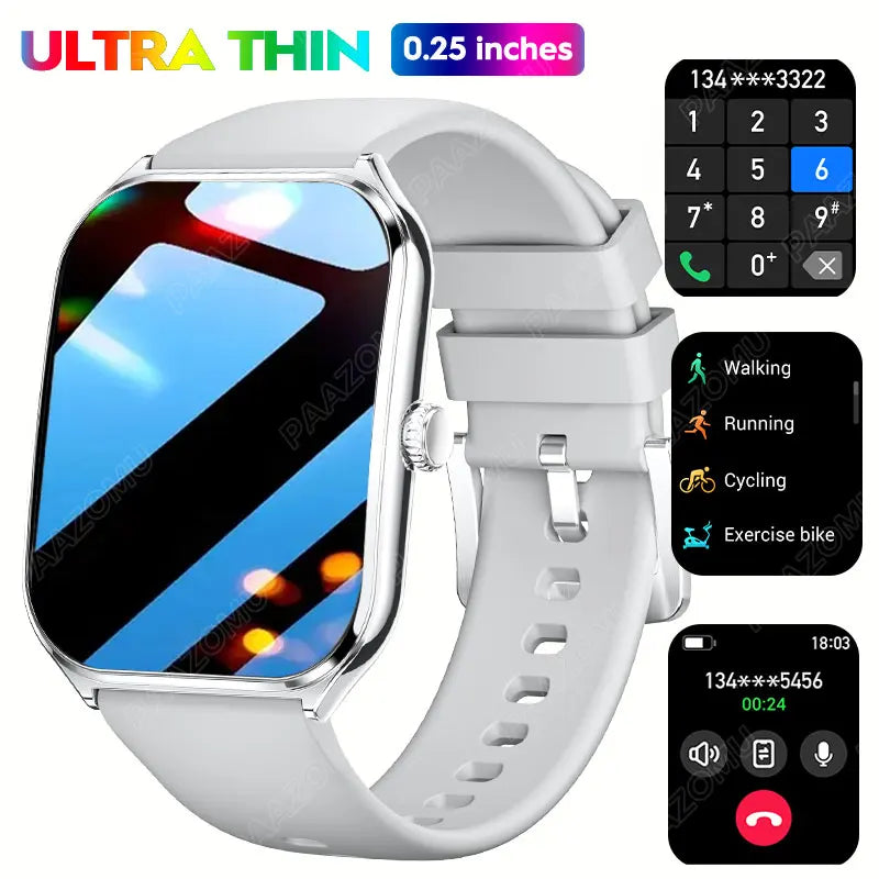1.96″ AMOLED Smartwatch with Bluetooth Calling & Health Tracking