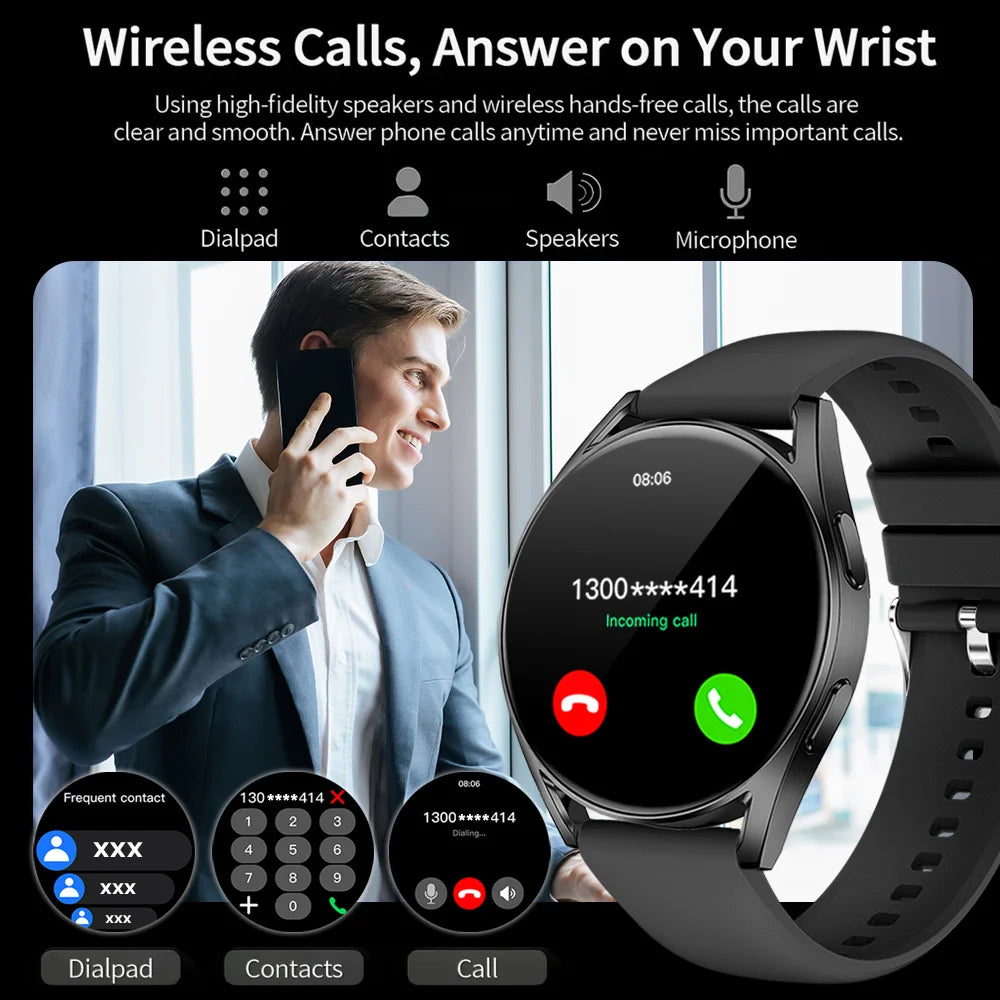 ERUN Smartwatch – Wireless Calling, HD Touch Screen & Fitness Tracker