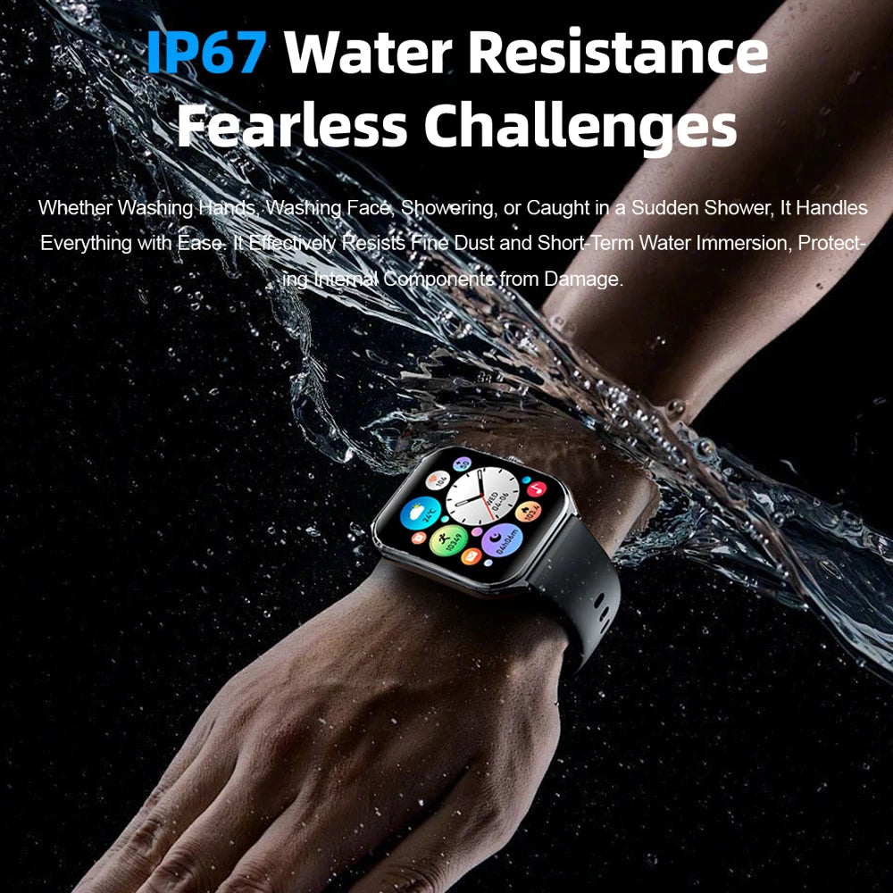 1.96″ AMOLED Smartwatch with Bluetooth Calling & Health Tracking