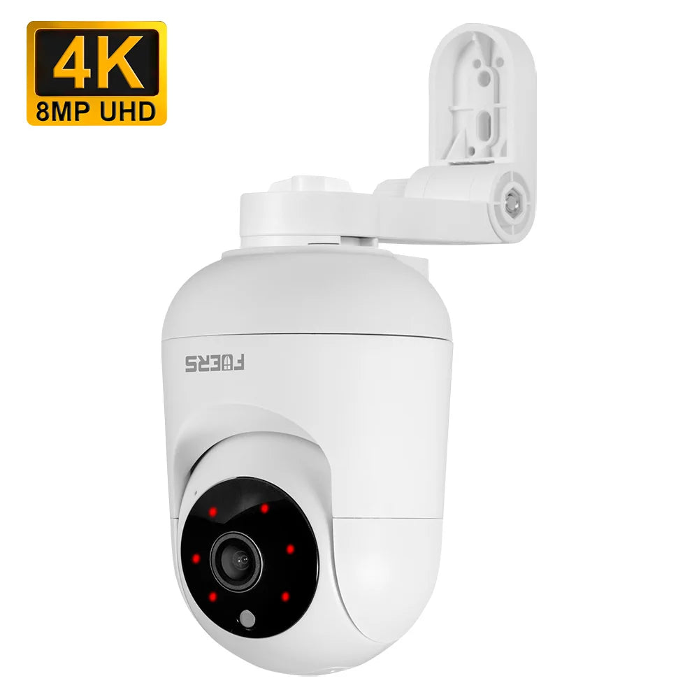 FUERS 5MP WiFi PTZ Security Camera – 360° Pan & Tilt, Auto Tracking, Night Vision & Two-Way Audio