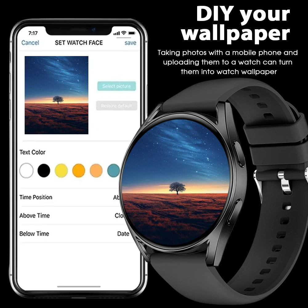 ERUN Smartwatch – Wireless Calling, HD Touch Screen & Fitness Tracker