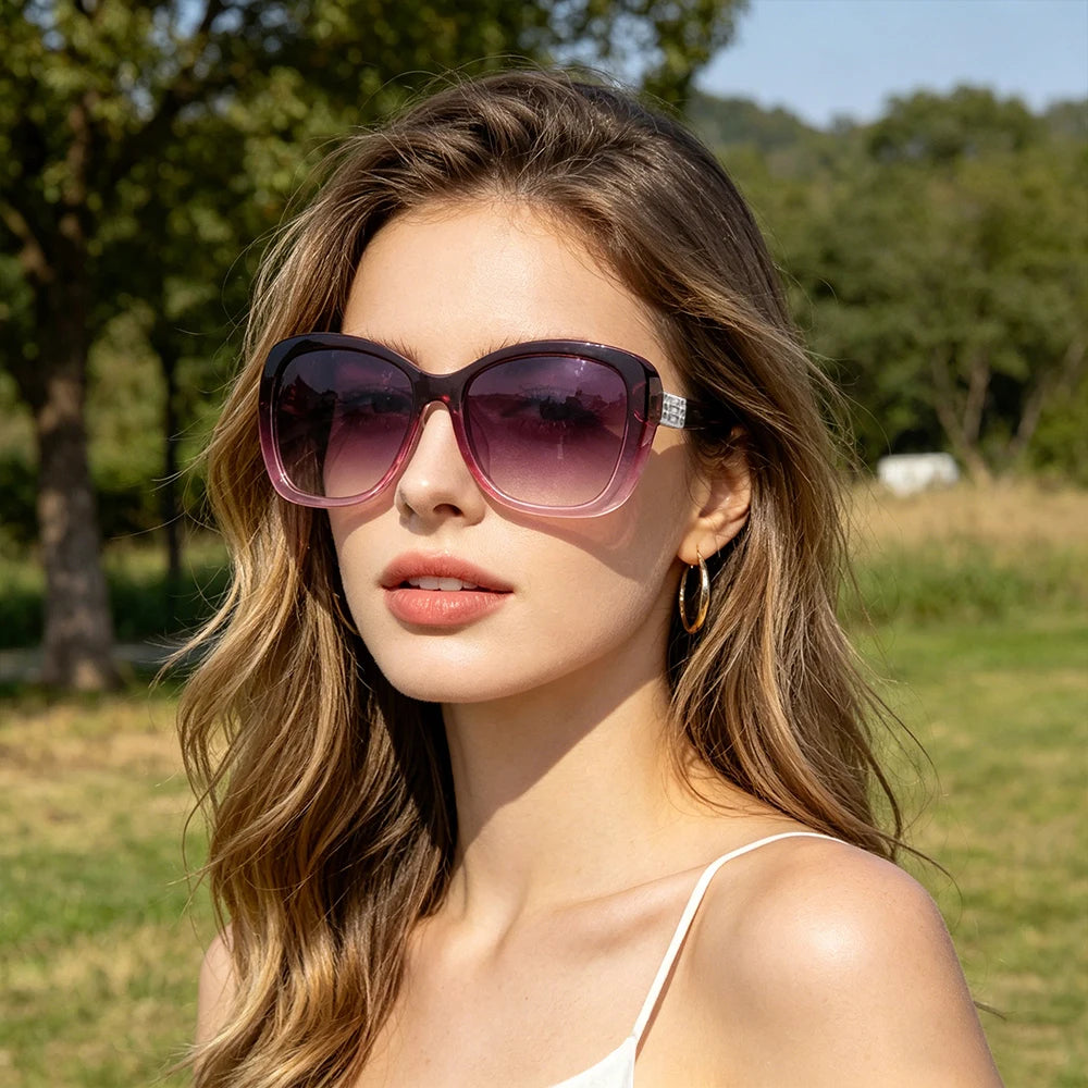 KINGSEVEN Luxury Polarized Butterfly Sunglasses for Women – UV400 Driving & Leisure Eyewear