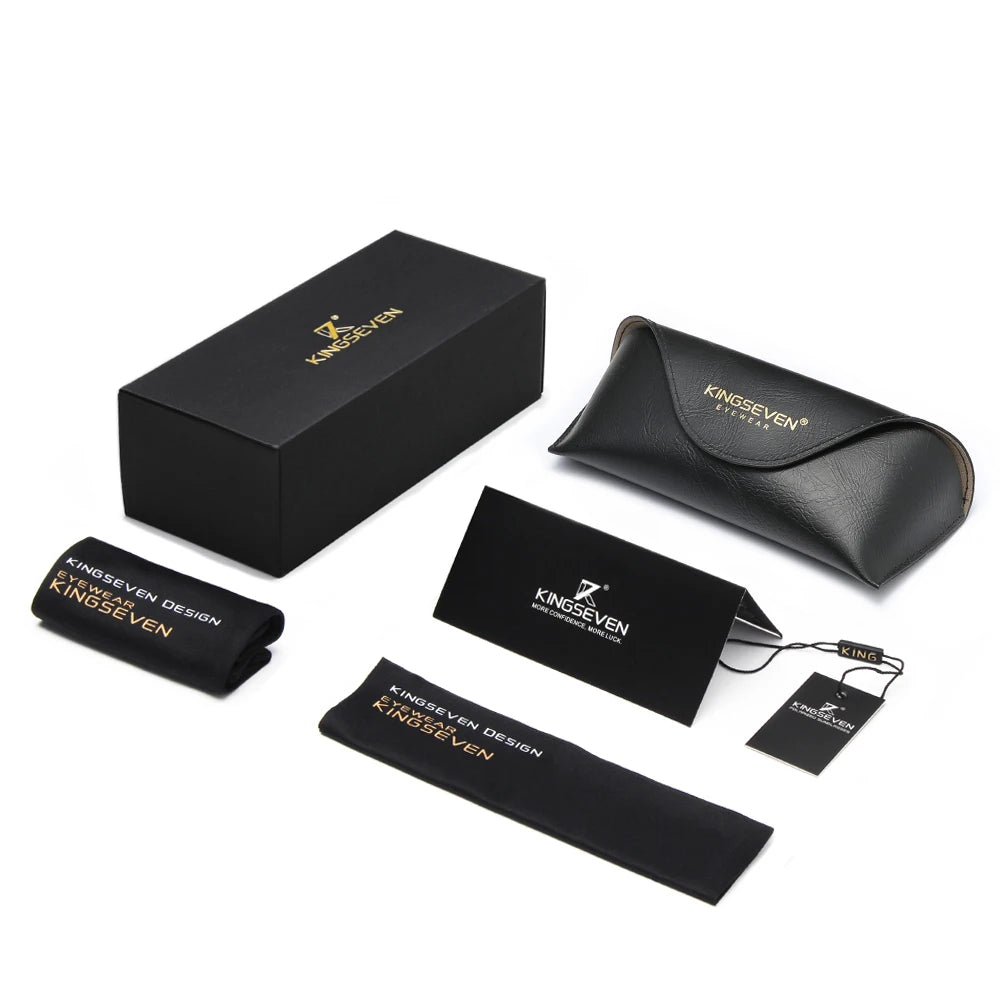 KINGSEVEN Luxury Women's Oval Polarized Sunglasses – UV400 Outdoor Driving & Travel Eyewear