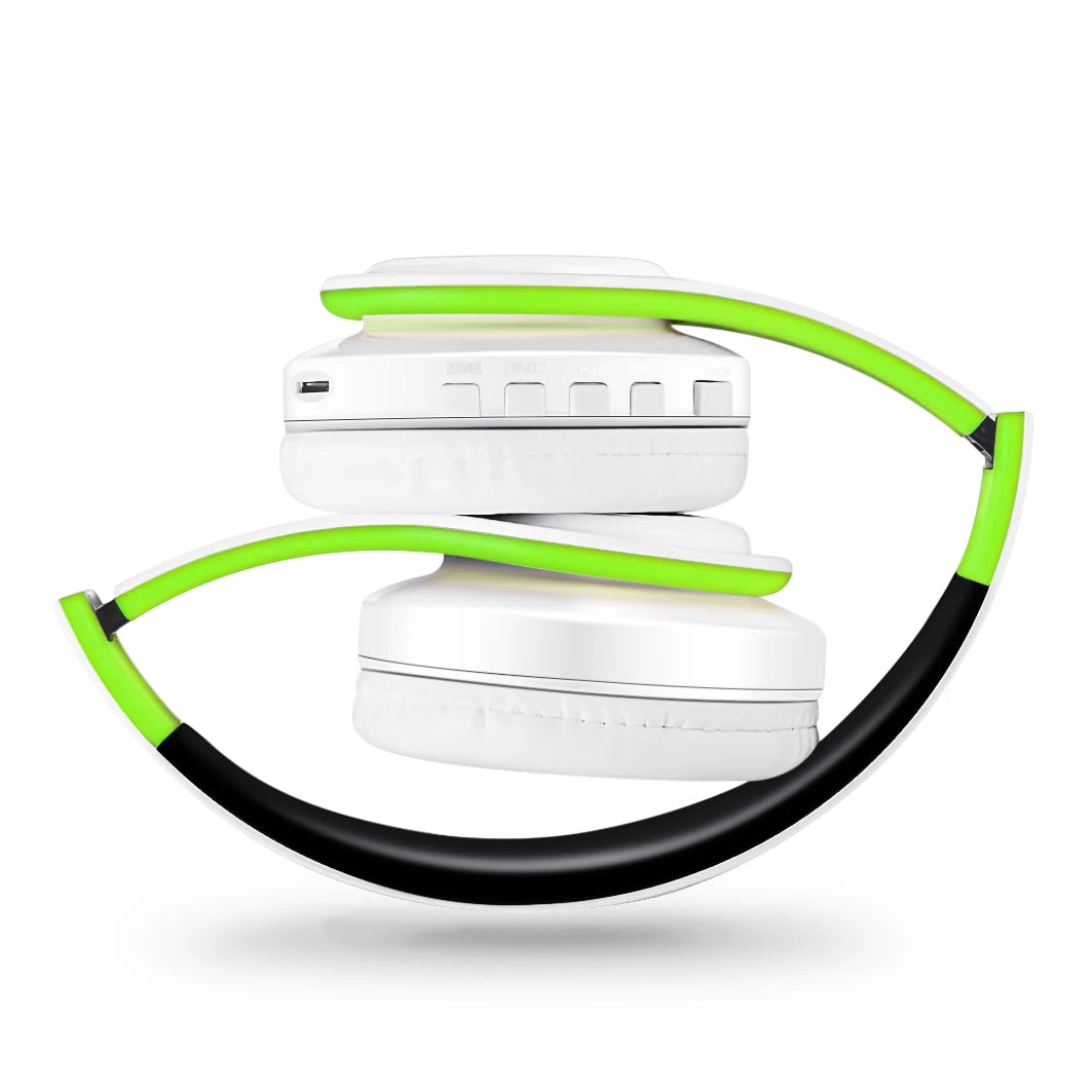 Wireless Bluetooth 5.3 Over-Ear Headphones with Mic & 20-Hour Playtime