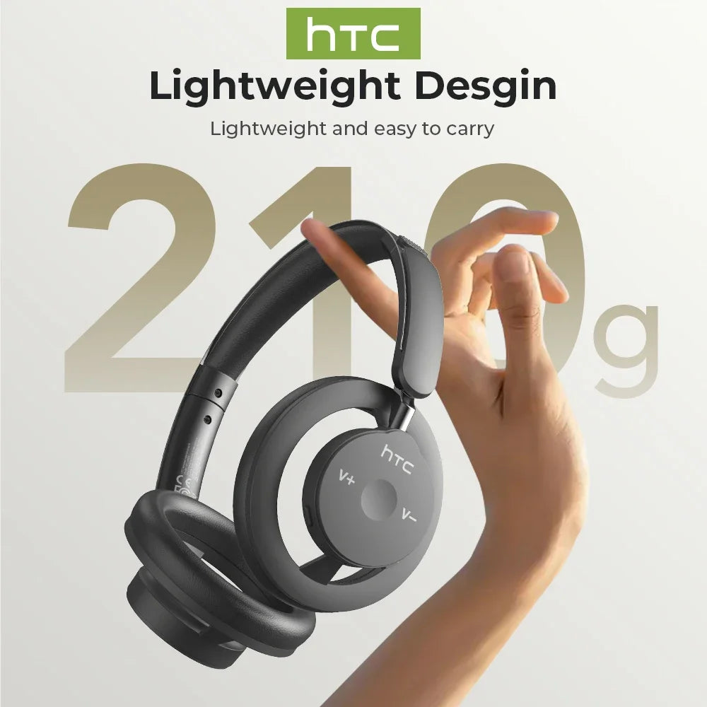 HTC HP06 Open-Ear Wireless Headphones – AI Real-Time Translation & Bluetooth 5.3