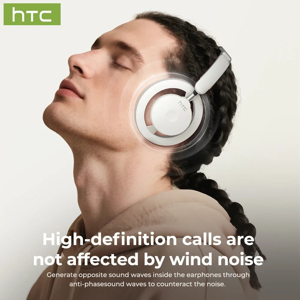 HTC HP06 Open-Ear Wireless Headphones – AI Real-Time Translation & Bluetooth 5.3