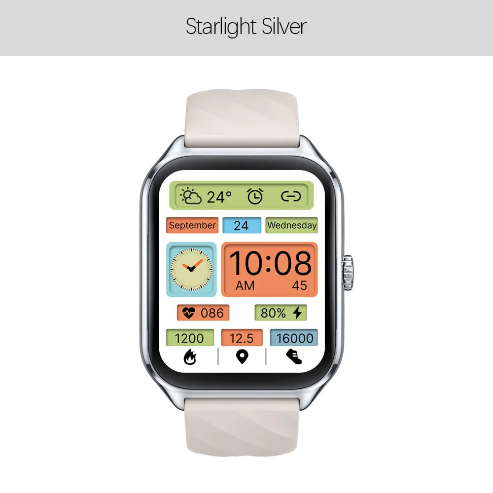Zeblaze GTS 4 Smart Watch 1.94" HD AMOLED Display, Bluetooth Calling, Heart Rate, SpO2, 100+ Sports Modes