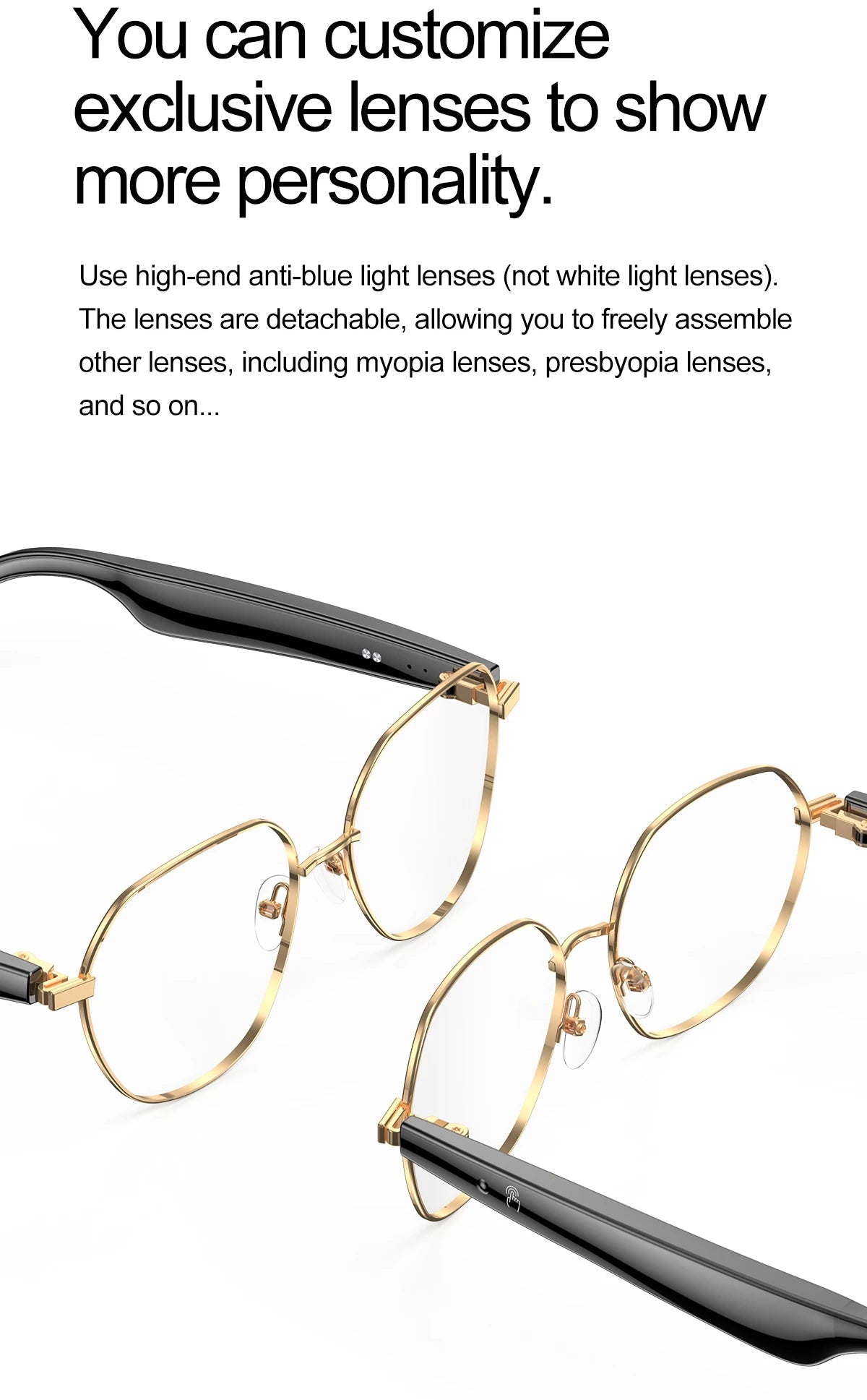 AI Smart Glasses by Aogowear – Voice Assistant, Bluetooth Audio & Real - Time Translation – Buy Now at SmartSellHub.shop