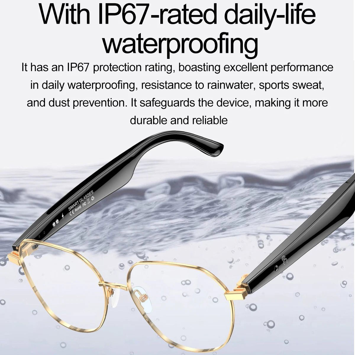 AI Smart Glasses by Aogowear – Voice Assistant, Bluetooth Audio & Real - Time Translation – Buy Now at SmartSellHub.shop