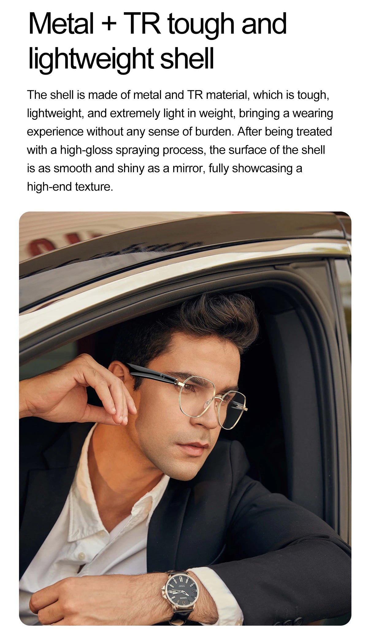 AI Smart Glasses by Aogowear – Voice Assistant, Bluetooth Audio & Real - Time Translation – Buy Now at SmartSellHub.shop