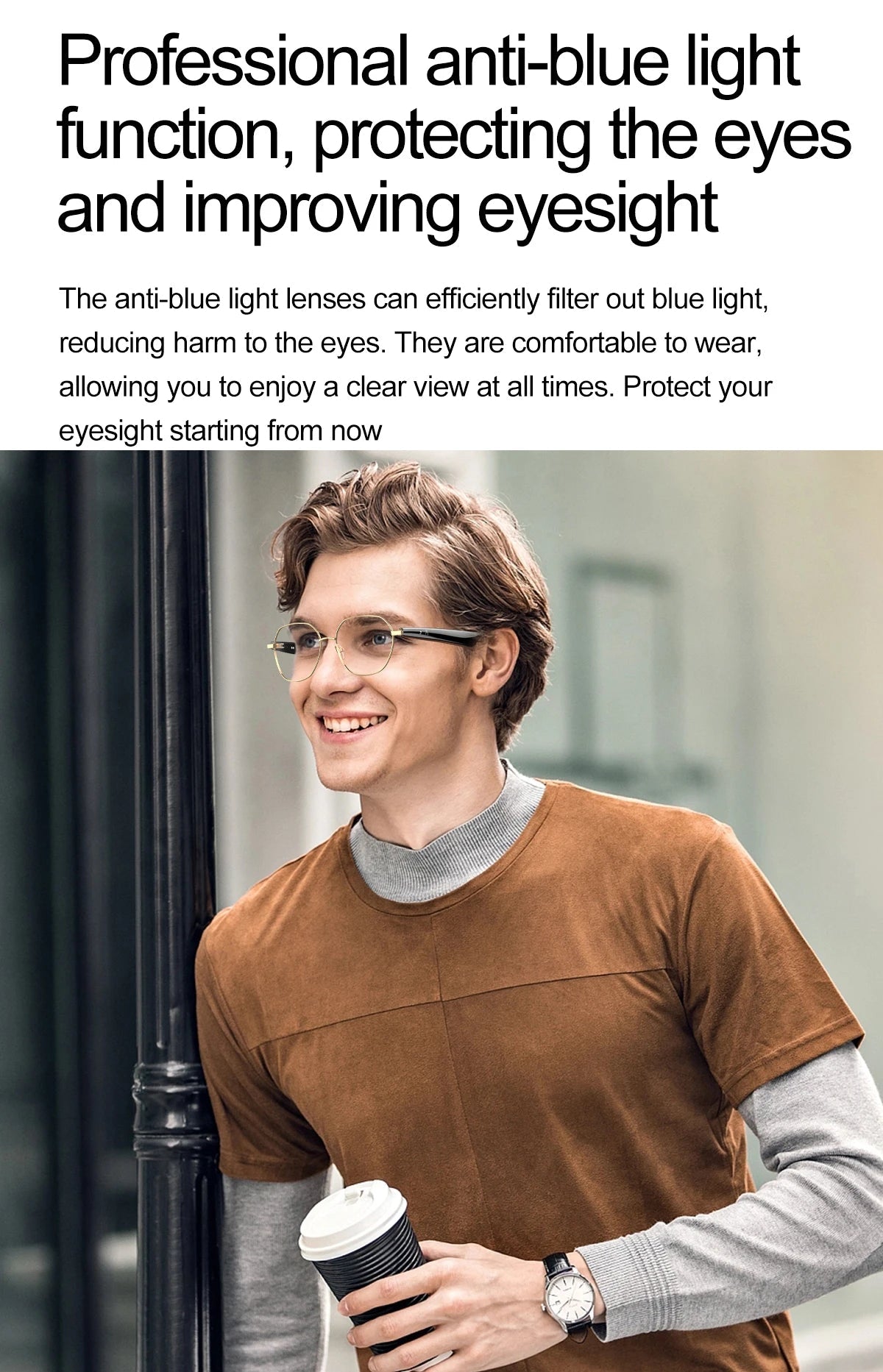 AI Smart Glasses by Aogowear – Voice Assistant, Bluetooth Audio & Real - Time Translation – Buy Now at SmartSellHub.shop