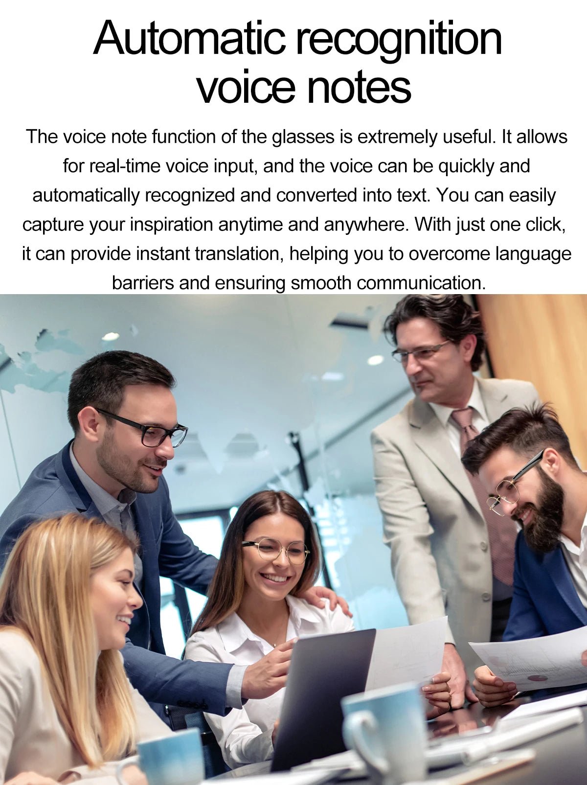 AI Smart Glasses by Aogowear – Voice Assistant, Bluetooth Audio & Real - Time Translation – Buy Now at SmartSellHub.shop