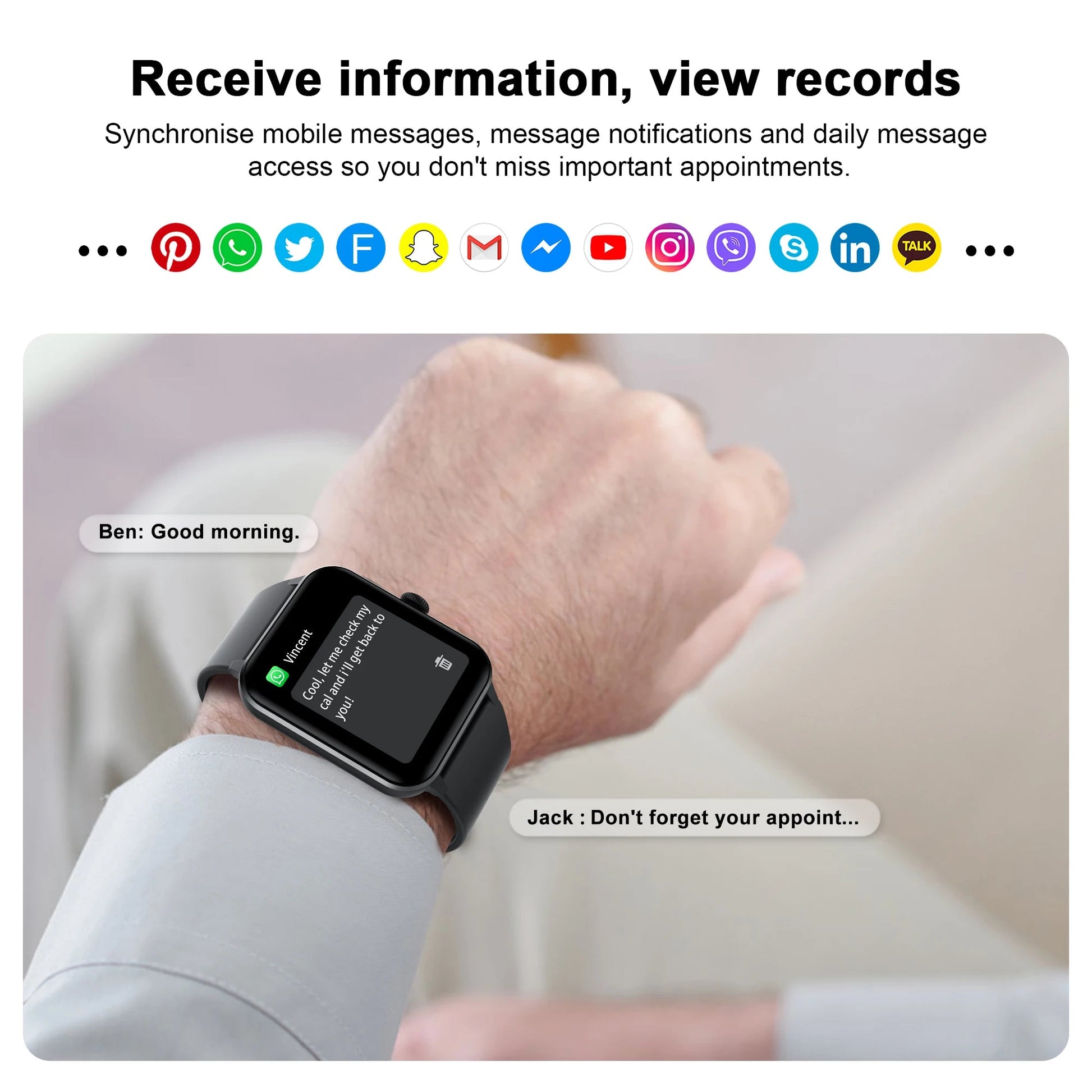 Blackview R50 Smart Watch – HD 1.85” Display, Heart Rate, SpO2, 100+ Sports Modes – Buy Now at SmartSellHub.shop