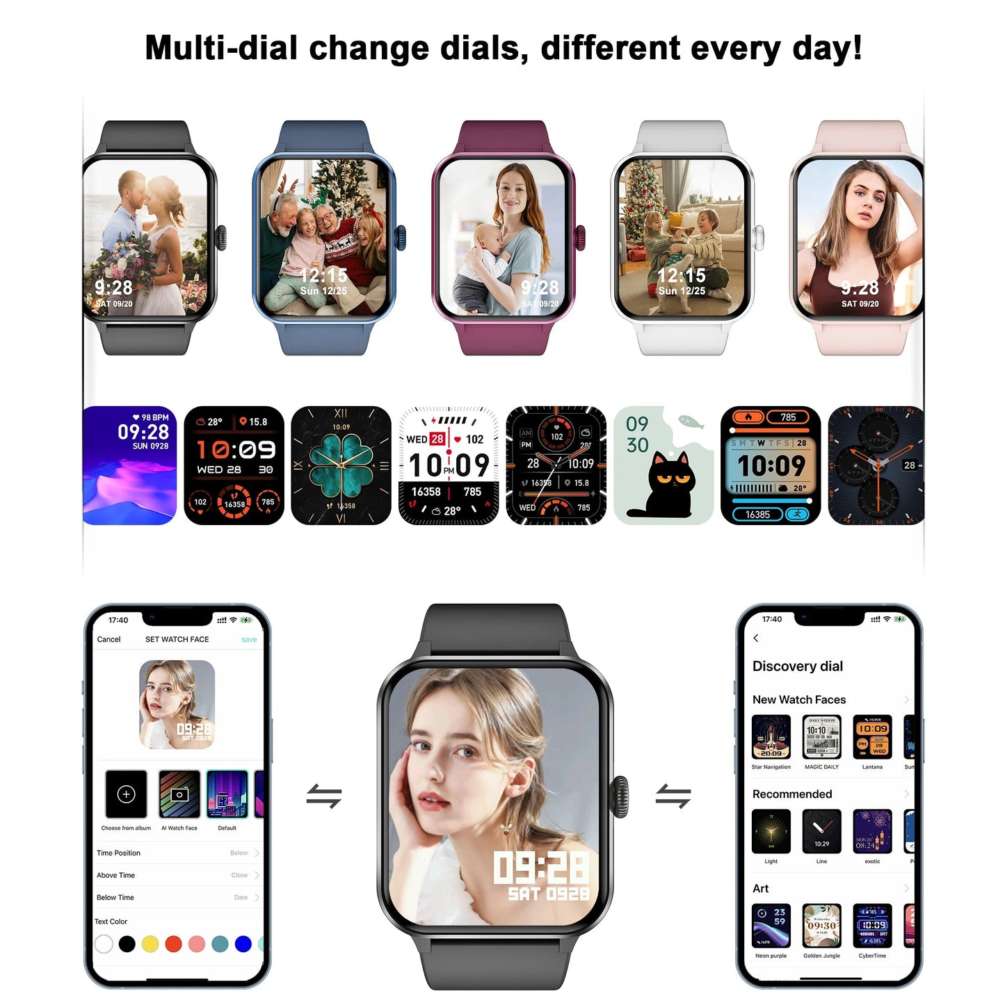 Blackview R50 Smart Watch – HD 1.85” Display, Heart Rate, SpO2, 100+ Sports Modes – Buy Now at SmartSellHub.shop