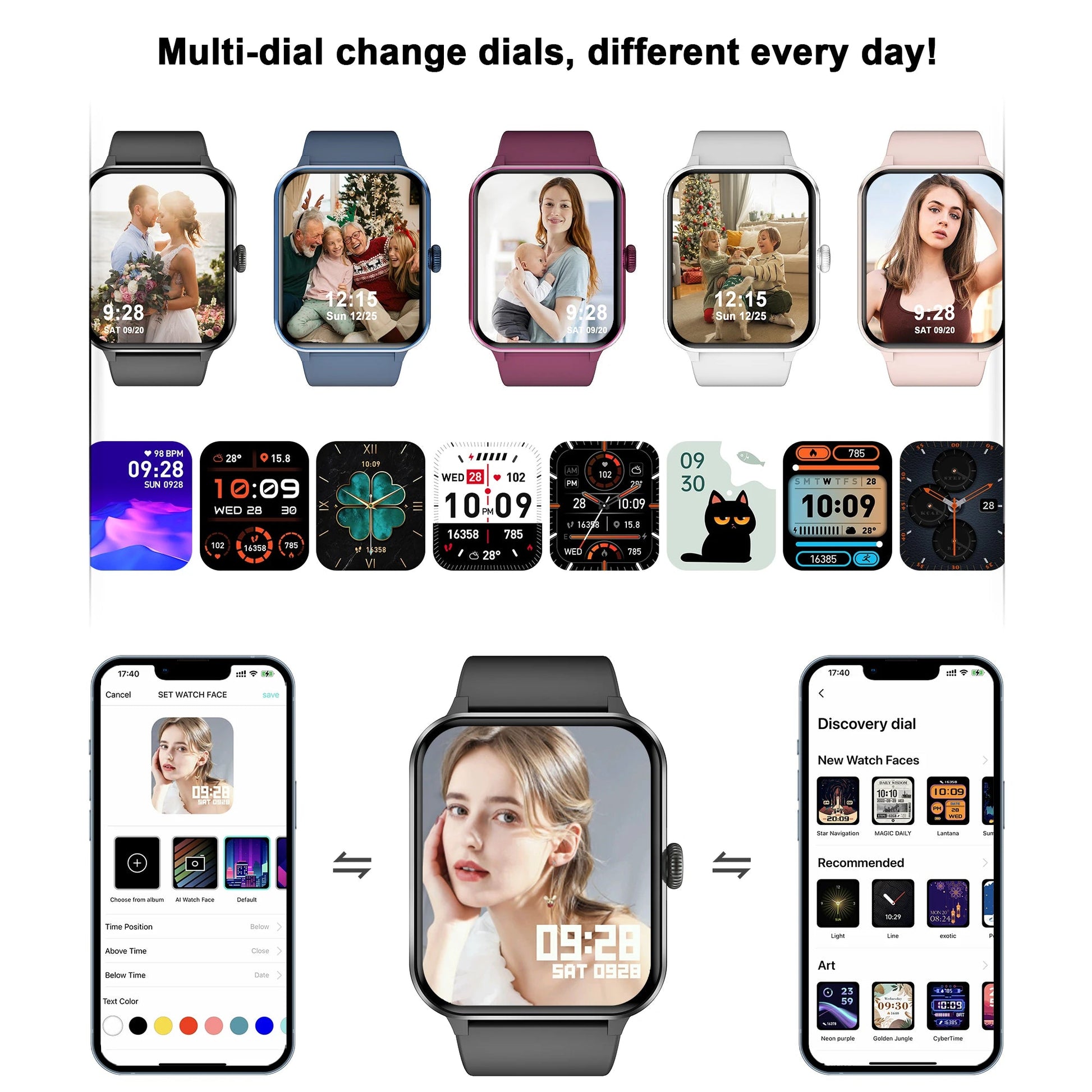 Blackview R50 Smart Watch – HD 1.85” Display, Heart Rate, SpO2, 100+ Sports Modes – Buy Now at SmartSellHub.shop