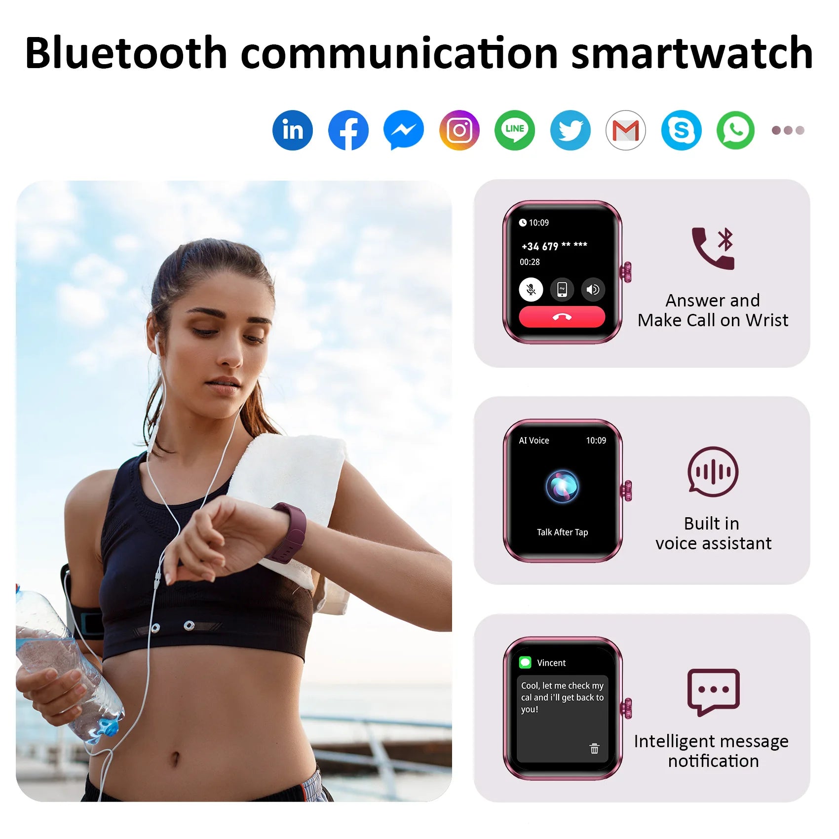 Blackview R50 Smart Watch – HD 1.85” Display, Heart Rate, SpO2, 100+ Sports Modes – Buy Now at SmartSellHub.shop