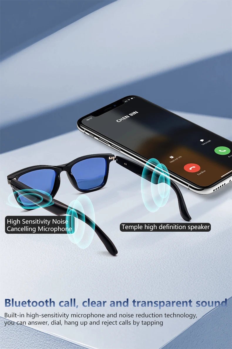 GS05 Smart Bluetooth Music Glasses – Mixed Reality Audio Glasses with Voice Assistant & Calls – Buy Now at SmartSellHub.shop