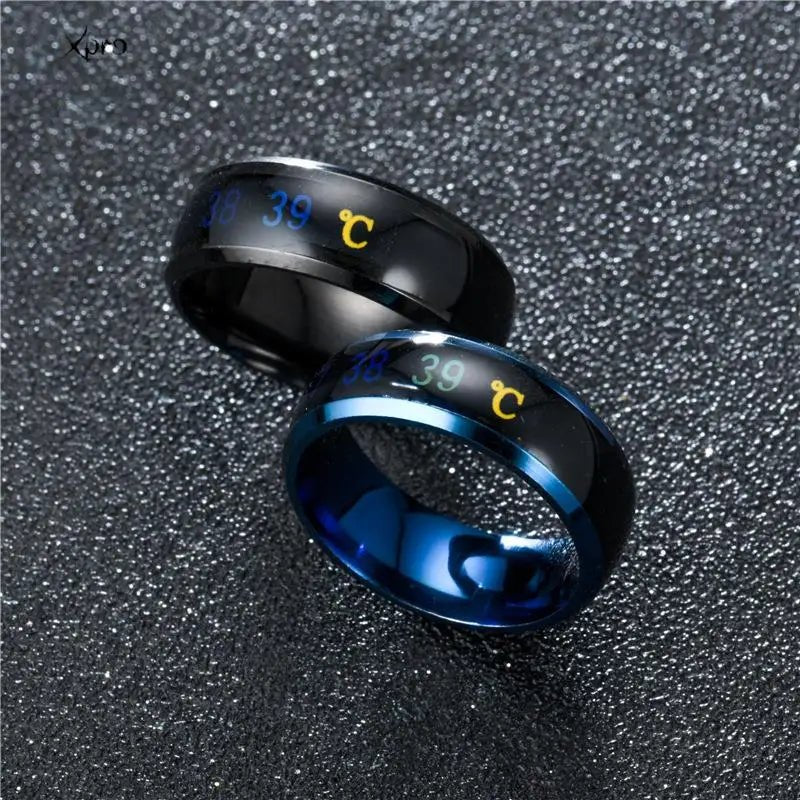 Mood Ring for Couples – Stainless Steel, Waterproof, Color - Changing Smart Design | Unique Gift for Him & Her – Buy Now at SmartSellHub.shop