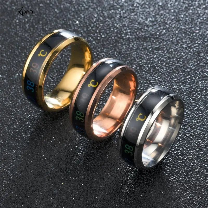 Mood Ring for Couples – Stainless Steel, Waterproof, Color - Changing Smart Design | Unique Gift for Him & Her – Buy Now at SmartSellHub.shop