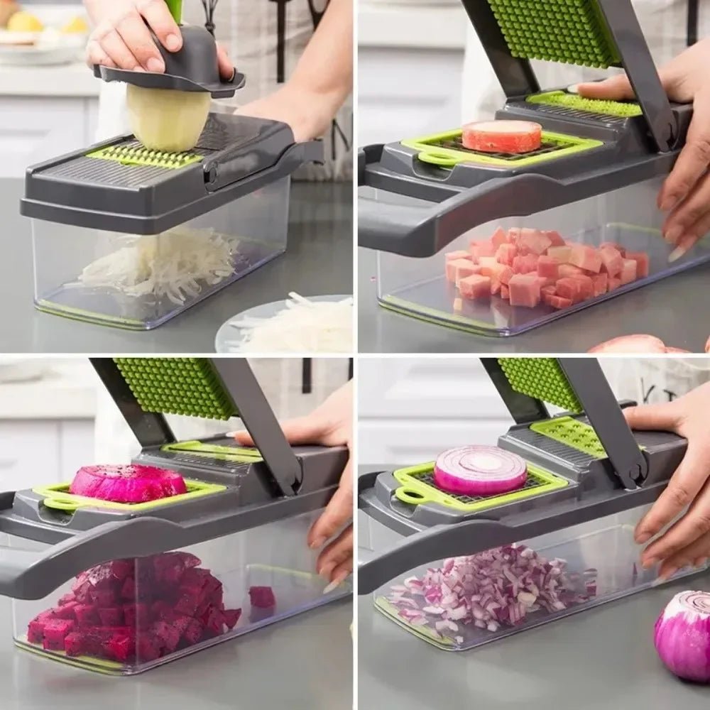 Multifunction Vegetable Chopper – Salad Cutter & Slicer with Box – Buy Now at SmartSellHub.shop