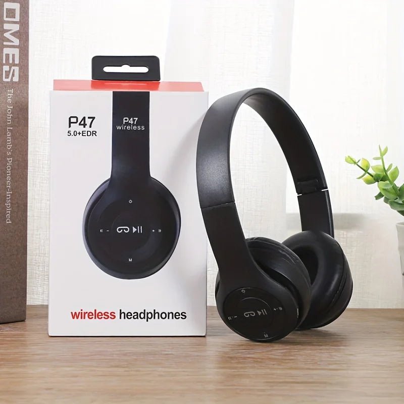 P47 Bluetooth 5.0 Wireless Headphones | Foldable HiFi Stereo Bass – Buy Now at SmartSellHub.shop