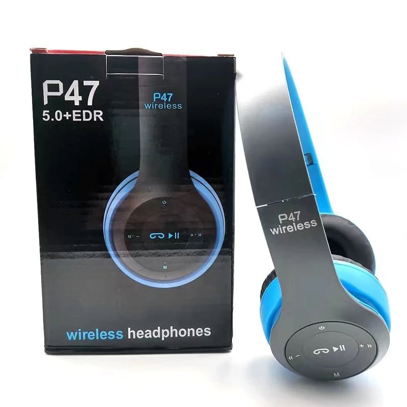 P47 Bluetooth 5.0 Wireless Headphones | Foldable HiFi Stereo Bass – Buy Now at SmartSellHub.shop