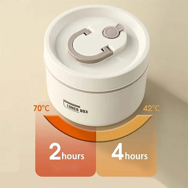 Portable Insulated Lunch Box – 3 Stackable Stainless Steel Containers, Thermal Leakproof Food Jar for Kids & Adults – Buy Now at SmartSellHub.shop