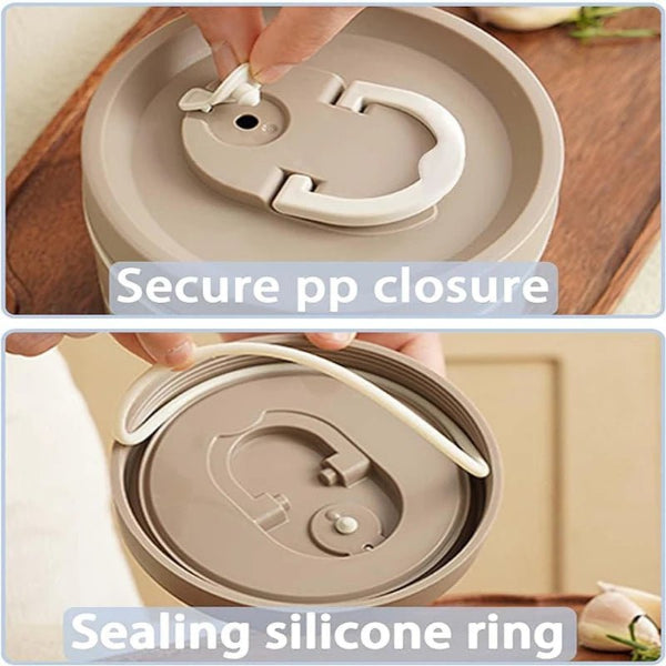 Portable Insulated Lunch Box – 3 Stackable Stainless Steel Containers, Thermal Leakproof Food Jar for Kids & Adults – Buy Now at SmartSellHub.shop